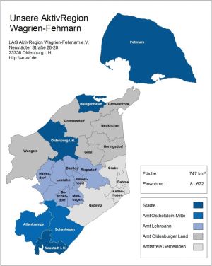 Karte AktivRegion Wagrien-Fehmarn